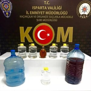 ispartada kacak alkol operasyonu X7kDnbSO