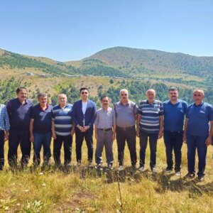 kaymakam comen koy ziyaretlerine devam ediyor Pc5c6y3n