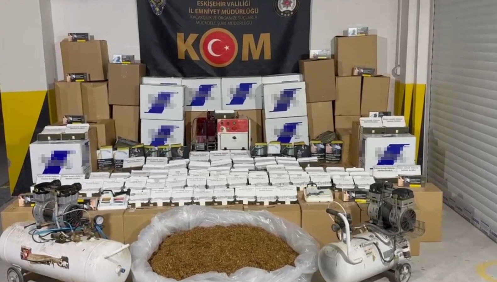 eskisehirde 315 kilogram kacak tutun ele gecirildi 3G3FXQwj